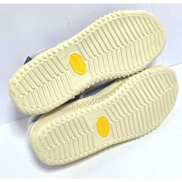 BRANDBLACK Bravo Faux Shearling Sneakers Womens Sz 10 Blue Leather Vibram $180 - Picture 6 of 14